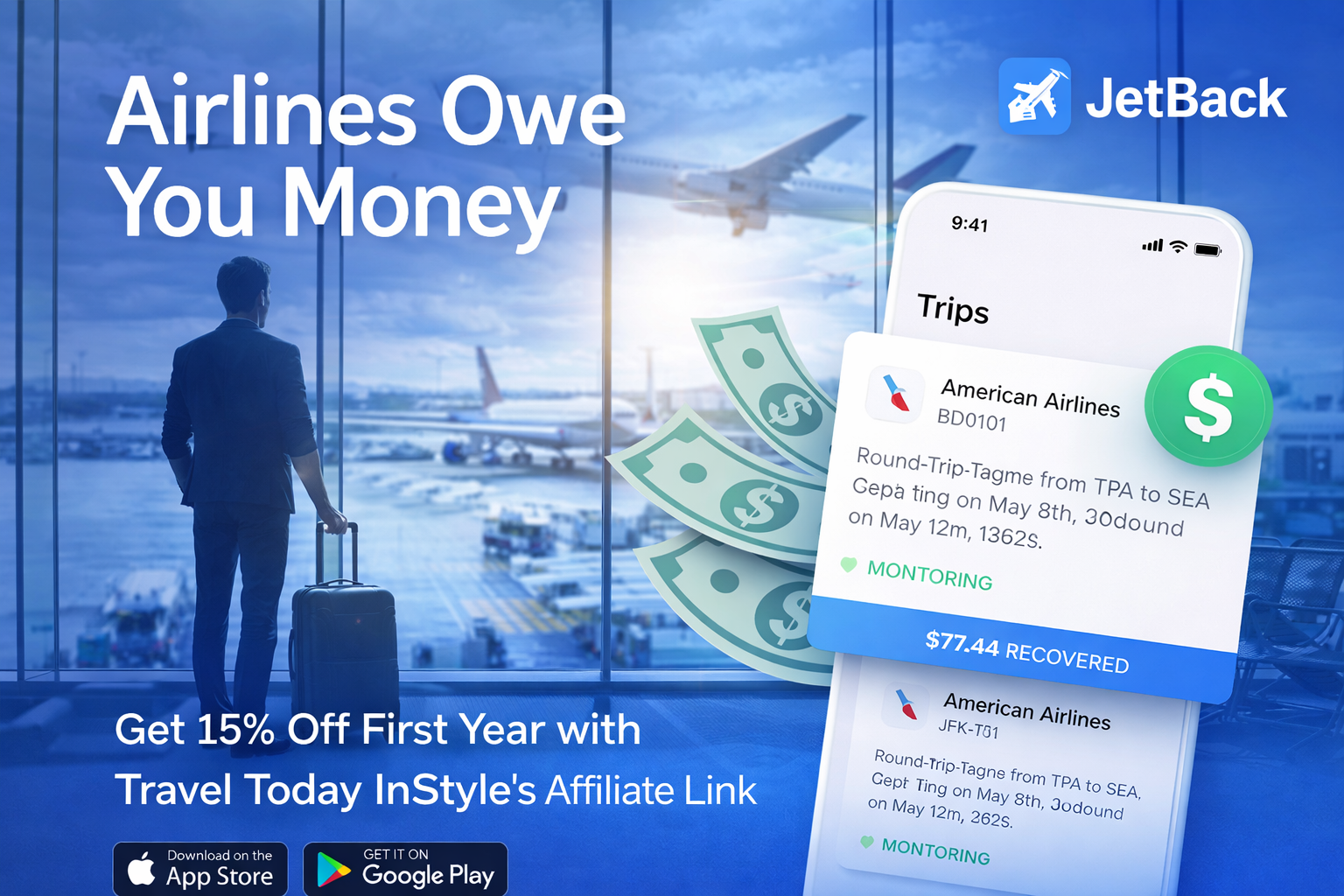 Jetback Instant Airline Credits